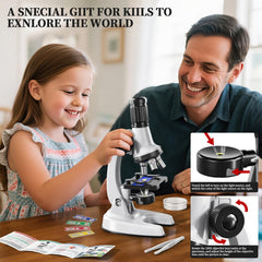 Novaluki kit includes 45 blank slides for open-ended observation.