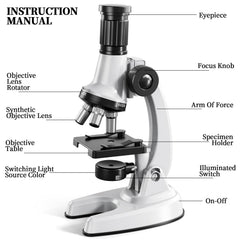 Novaluki 7-color LED illumination highlights microscopic details.