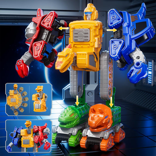 Novaluki Pterosaur Excavator Transform for quick assembly and creative problem solving.