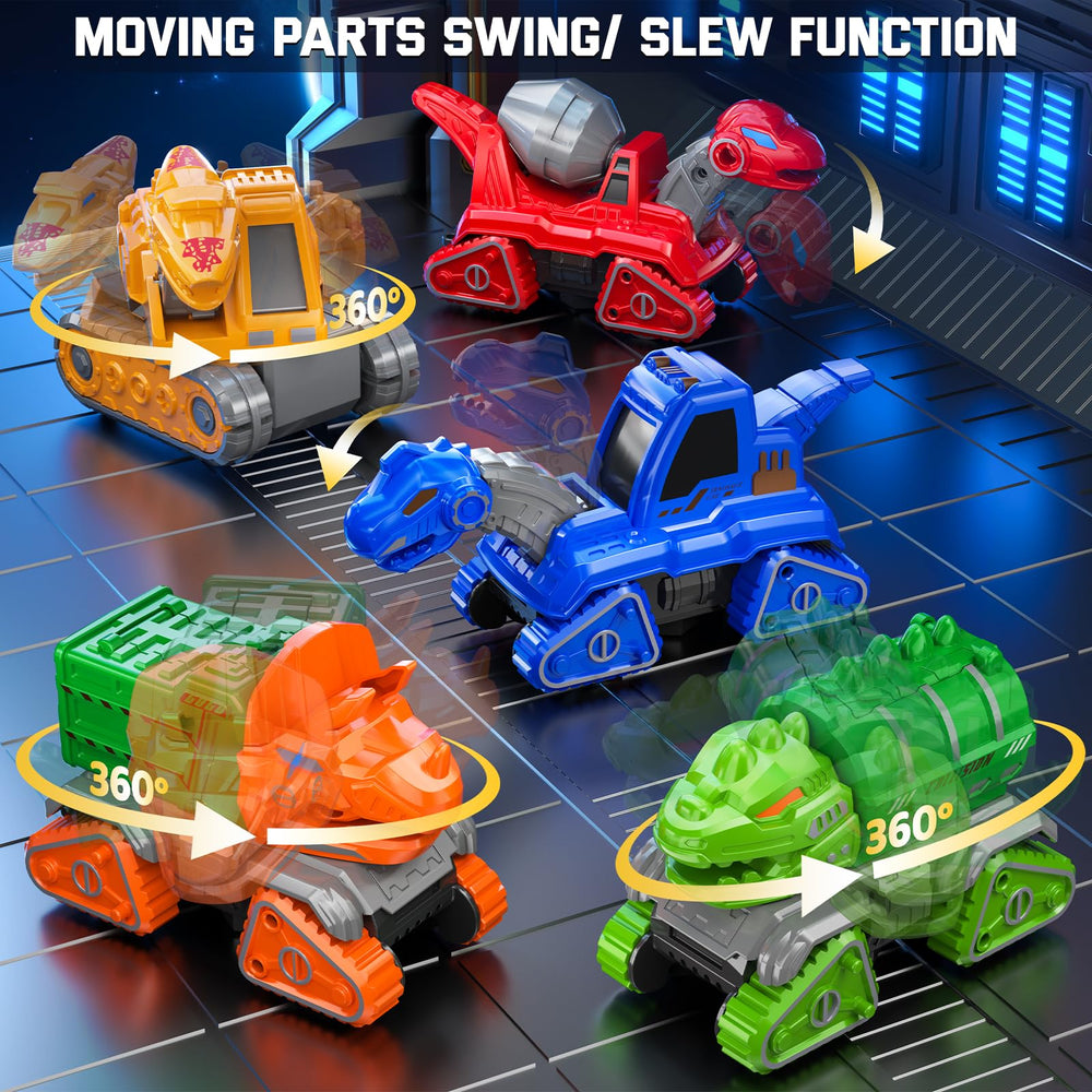 Novaluki Stegosaurus Transport Transform combines dinosaurs with city vehicle play.