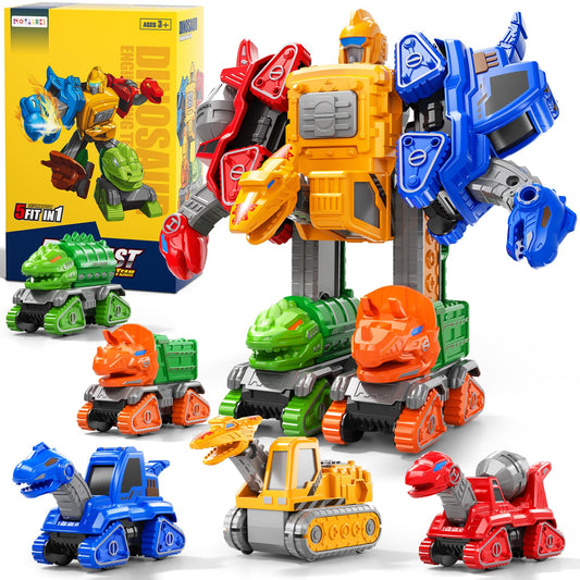 Novaluki Triceratops Truck Transform promotes durable, imaginative STEM play.