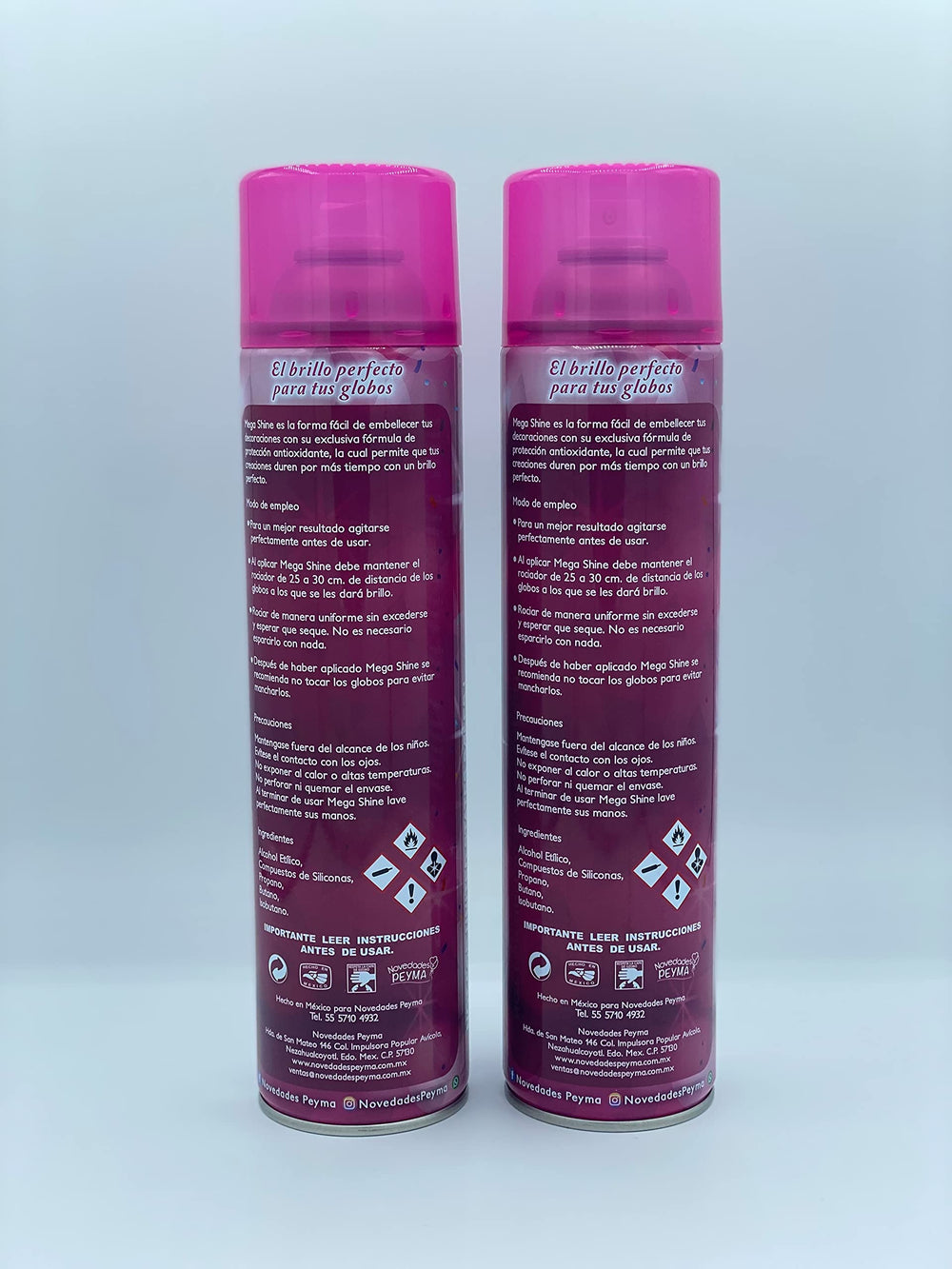 Novedades Peyma Mega Shine gloss finish for strong, frizz-free styling and radiant shine