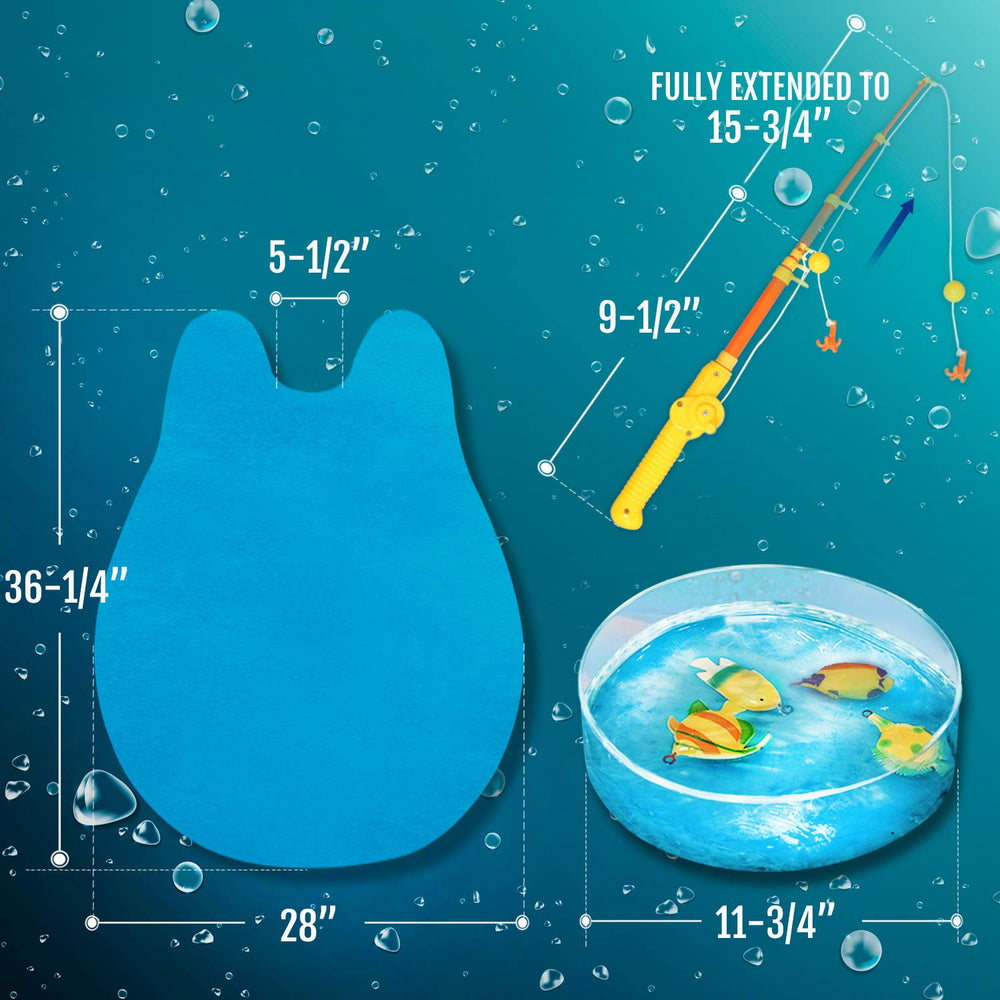 Novelty Place colorful fishes enhance visual target and playful interaction