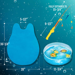 Novelty Place colorful fishes enhance visual target and playful interaction