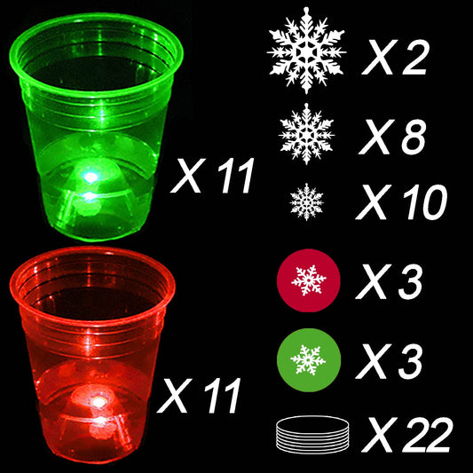 NoveltyMeme YHFUISK glowing snowflake balls for night games