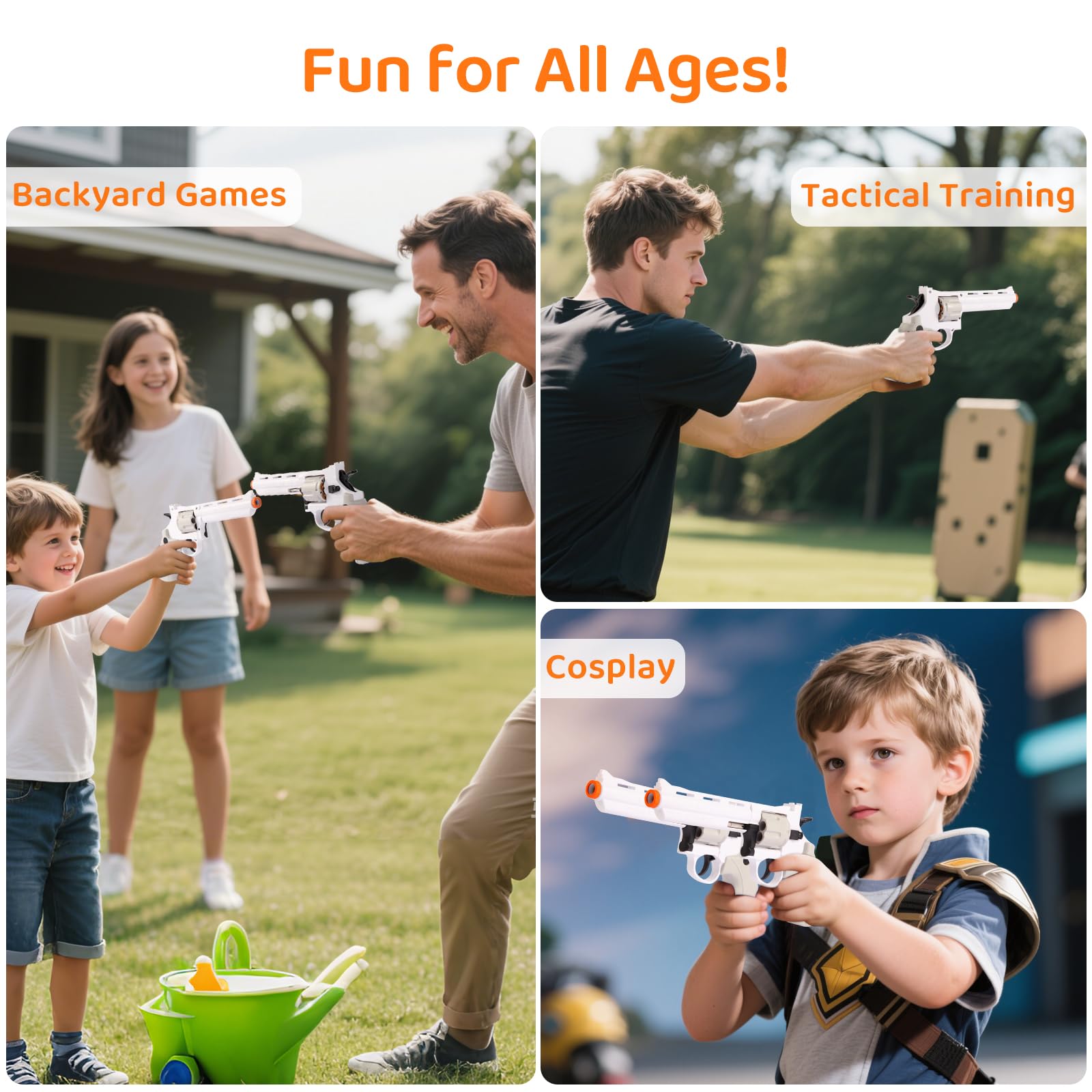 NOVOCA 357 ammo pack and speed loader enabling longer play sessions