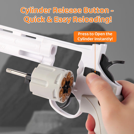 NOVOCA 357 revolver side view highlighting portable toy for cosplay
