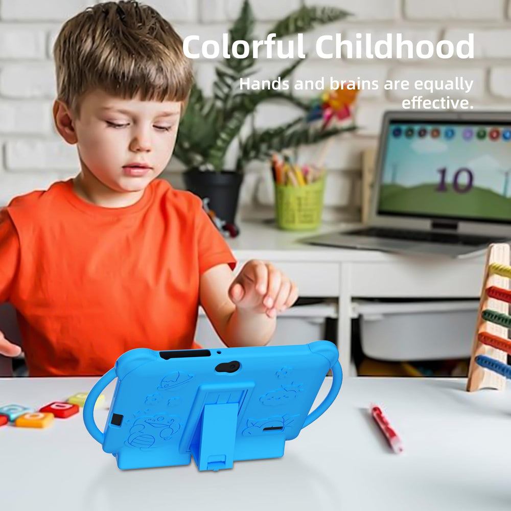 NOVOJOY parental controls interface enables safe content and time limits.