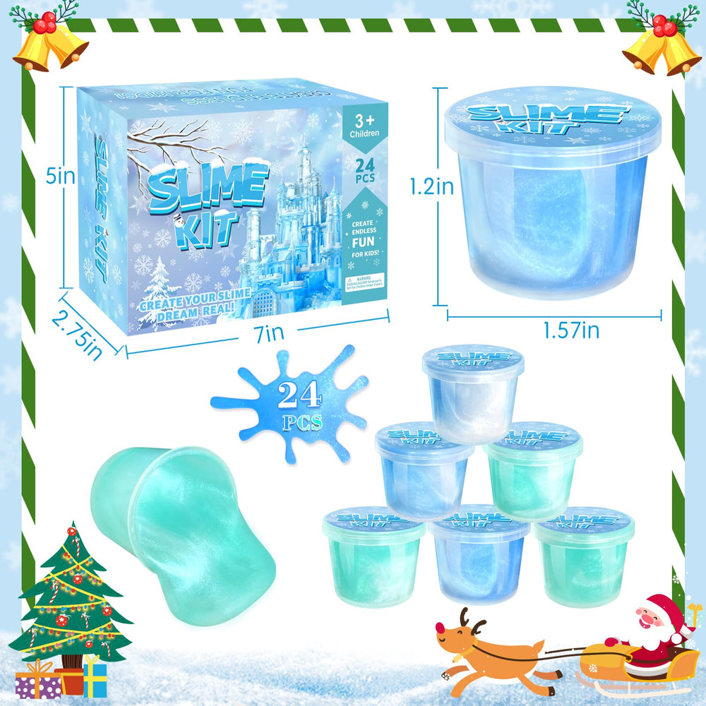 NPNE snowflake putty colors spread for creative art and calm sensory play.