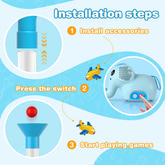 NPOUE construction parts with smooth connectors for little hands