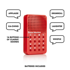 NPW Classic Sound Machine in-hand, instant access to 16 sound effects.