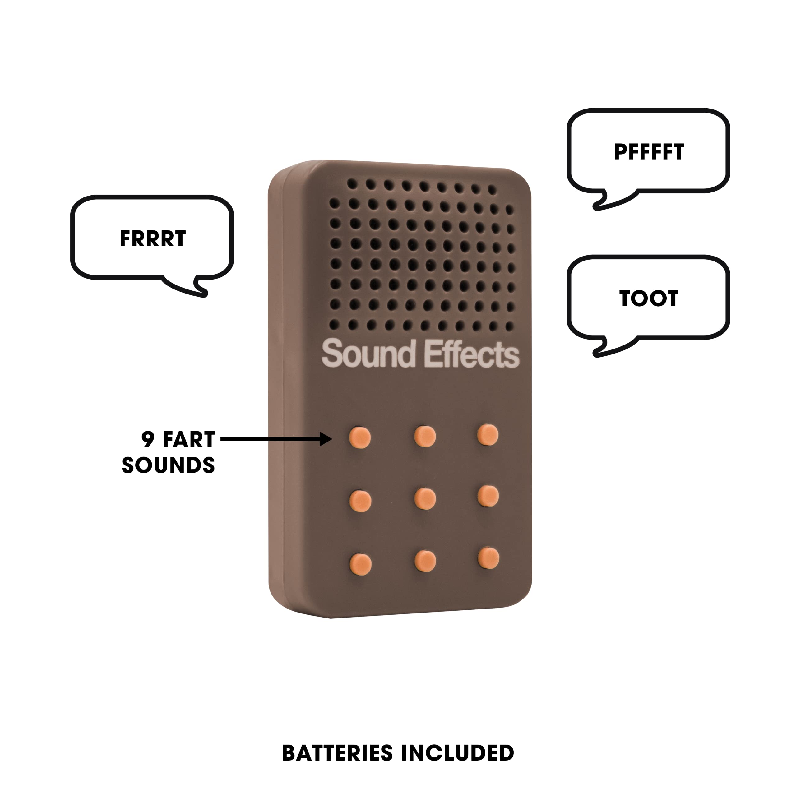 NPW Fart Fanfare compact size fits easily for discreet pranks