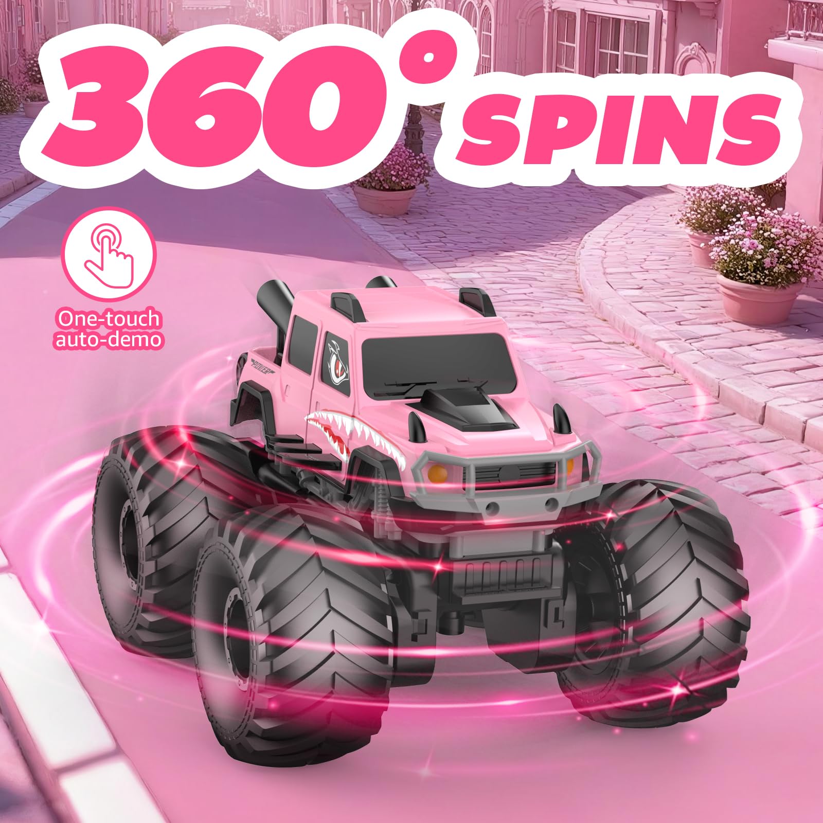 NQD Monster Truck splash-ready design enhances pool and puddle play