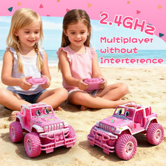 NQD RC car 2.4GHz non-jamming system avoids interference during play.