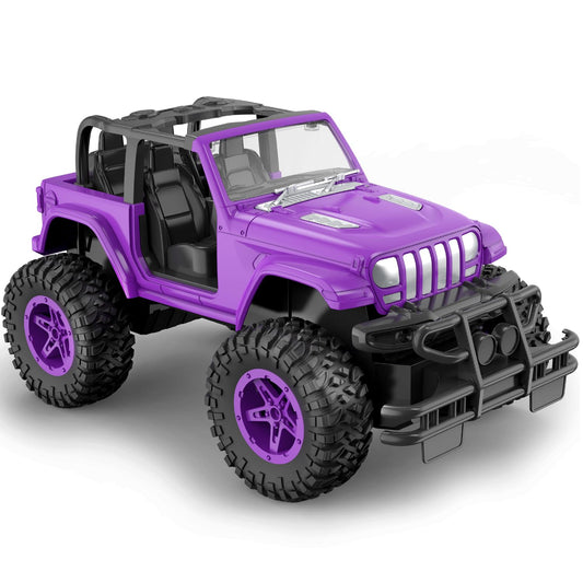 NQD RC car with pink shell, ideal for imaginative toddler play.
