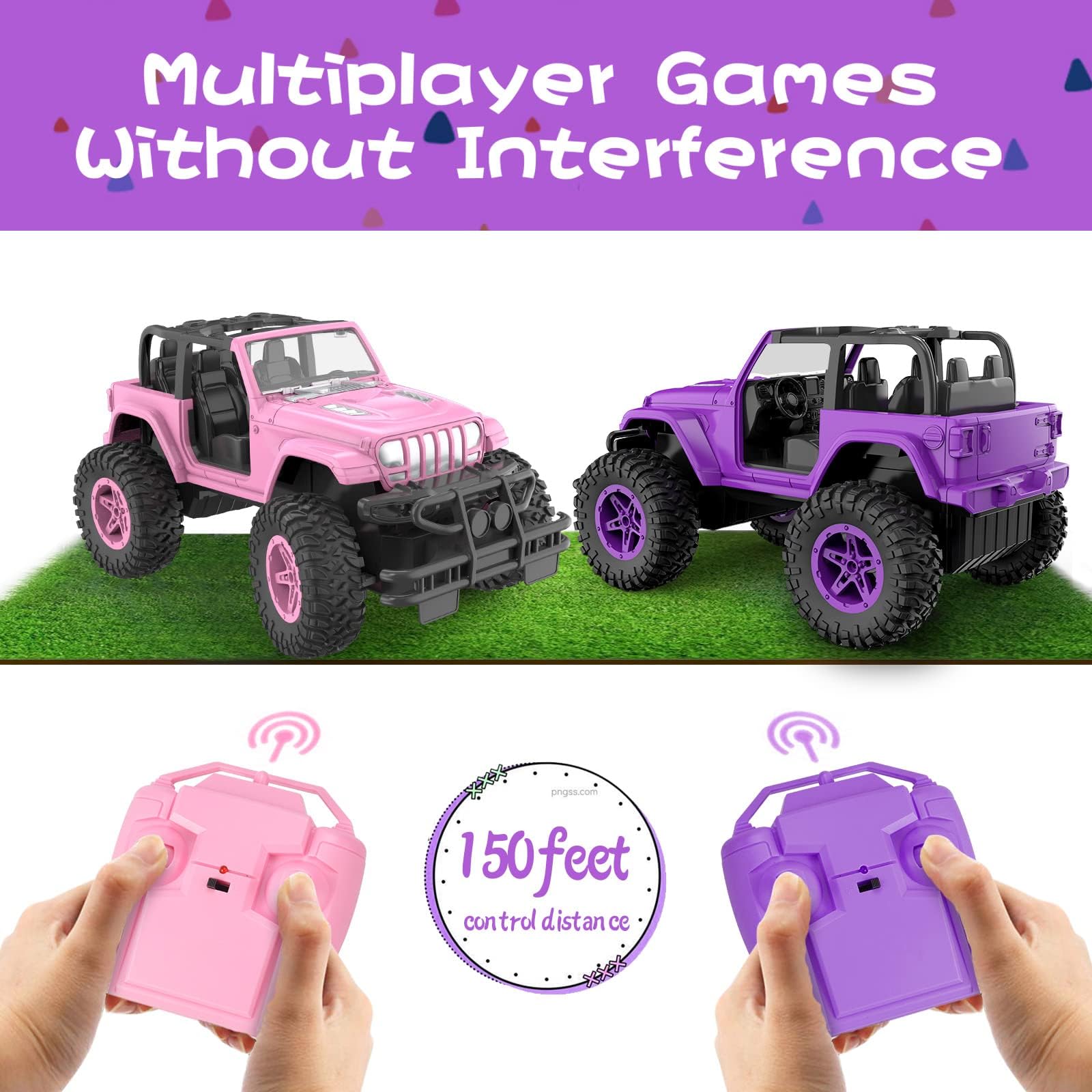 NQD RC car with rubber tires offers steady outdoor traction.