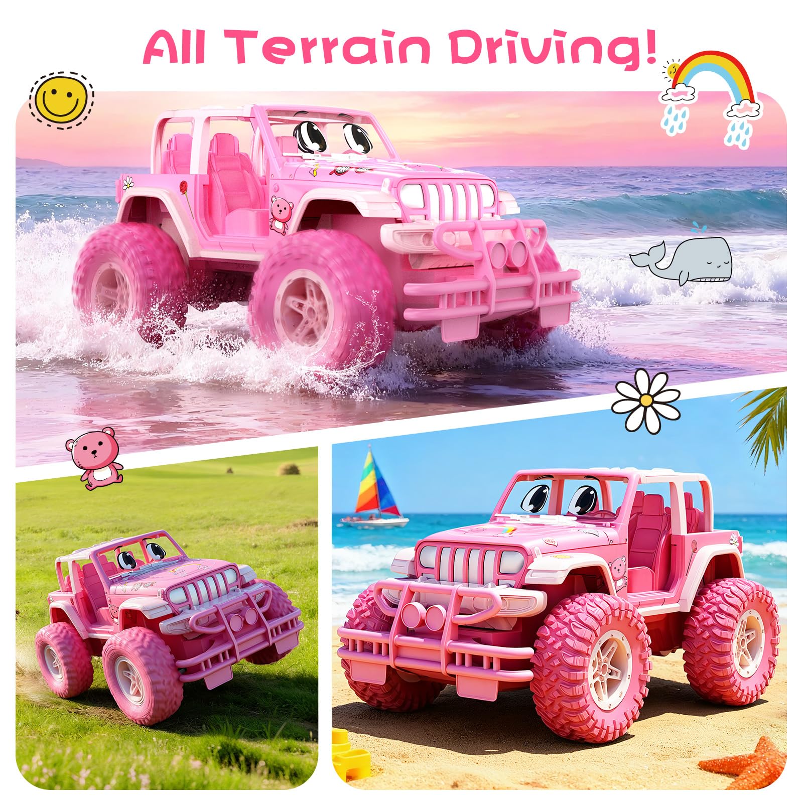 NQD remote car 500mAh rechargeable battery for longer play sessions.