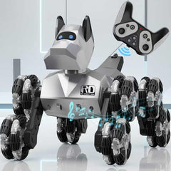 NQD Robot Dog Toy performs a 360-degree spin for thrilling remote play