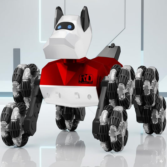NQD Robot Dog Toy with 360° spin for dynamic play.