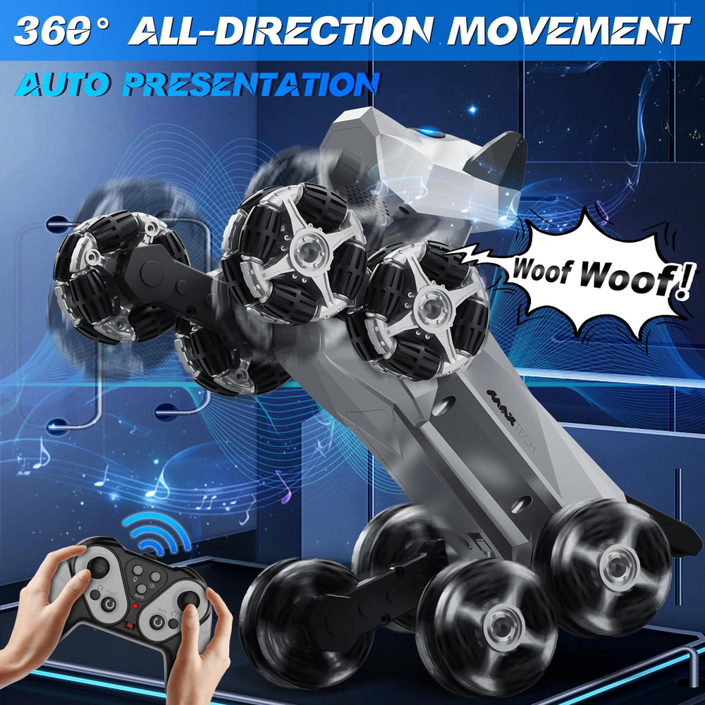 NQD Robot Dog Toy supports multiplayer racing with a 2.4GHz remote
