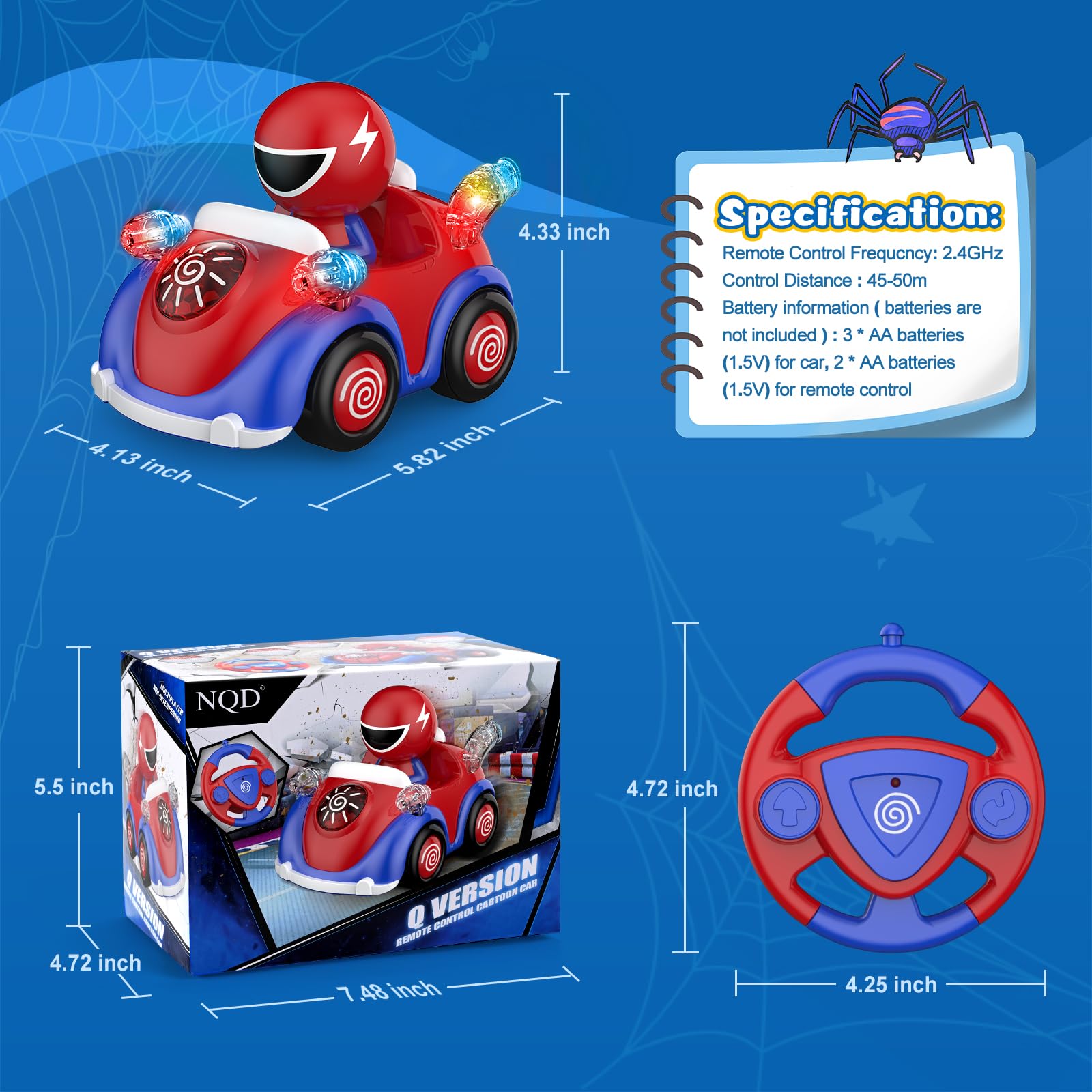 NQD Spider Hero enables safe, hands-on play