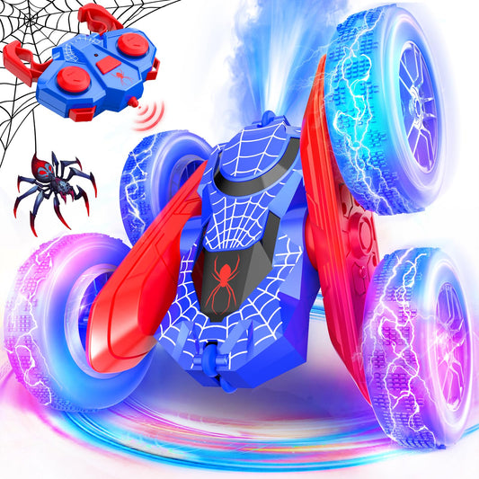 NQD Spider RC car performs 360° spins for thrilling indoor and outdoor play.