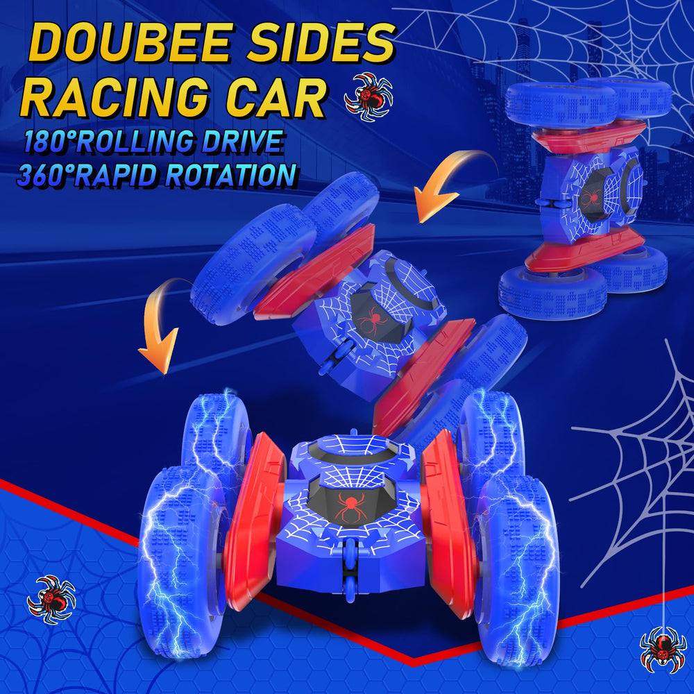 NQD Spider RC car lights create a vivid nighttime racing experience.