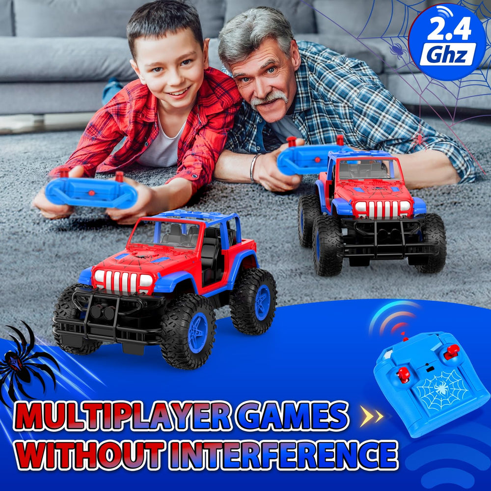 NQD Spider with TPR tires offers reliable grip on grass and sand.