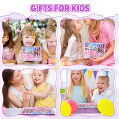 Nsuebck magnetic dress up dolls travel-friendly set for car trips and holidays.