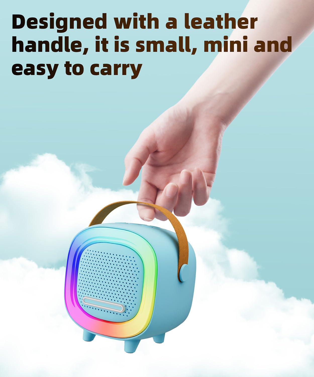 NTEEWAHY 360° surround sound for immersive singing experiences.