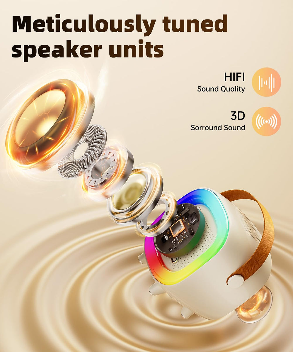 NTEEWAHY karaoke lights demonstrate dynamic party ambiance with rhythm.