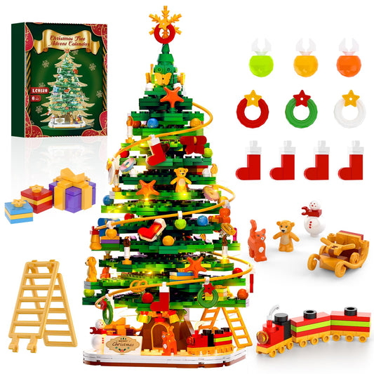 Nubee Christmas tree building kit ready for festive play and creative assembly