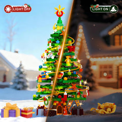 Nubee Christmas tree ornaments with bells and snowmen add festive detail for play
