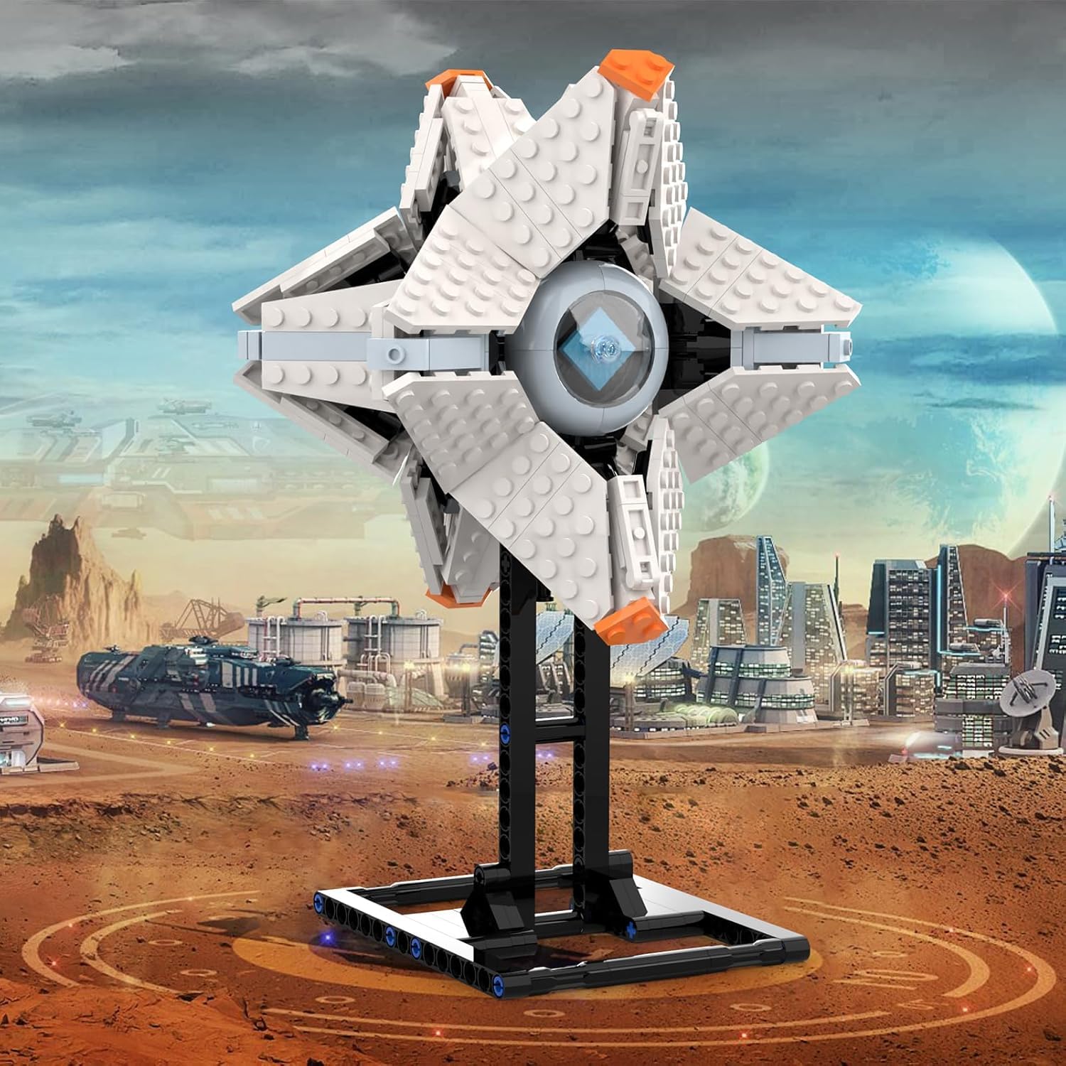 Nubee Ghost Shell assembly beginner prop with easy-to-connect blocks.
