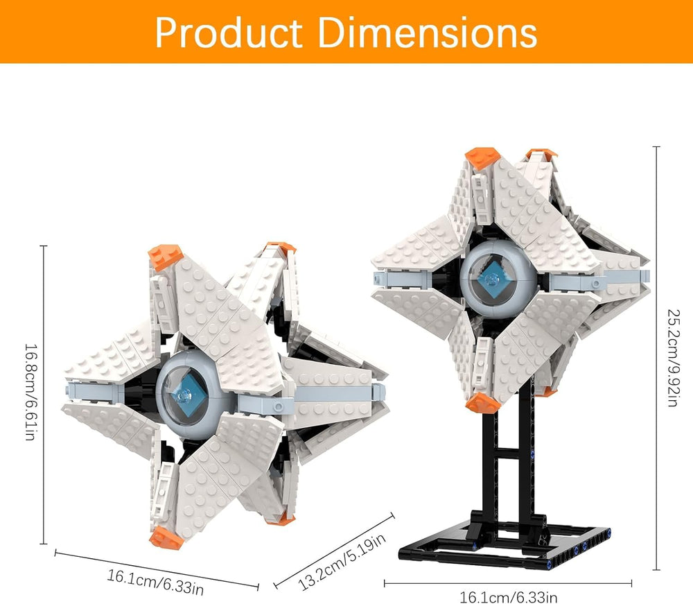 Nubee Ghost Shell dimensions show a compact display size.