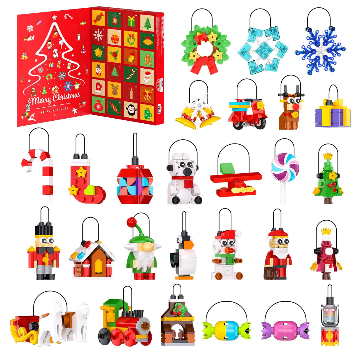 Nubee Santa ornament for festive tree decorating and holiday display.