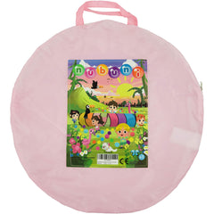 NUBUNI Kids Play Tunnel Pink: indoor-outdoor use for versatile play sessions.