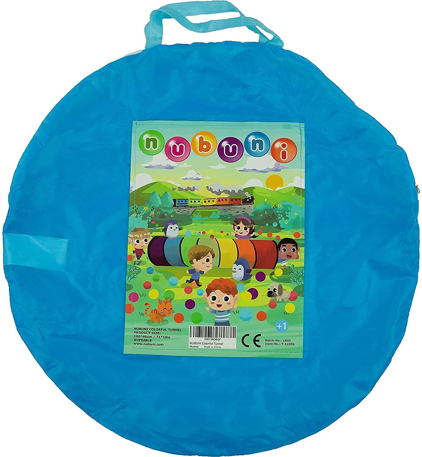 NUBUNI indoor-outdoor use in safe, colorful play space.