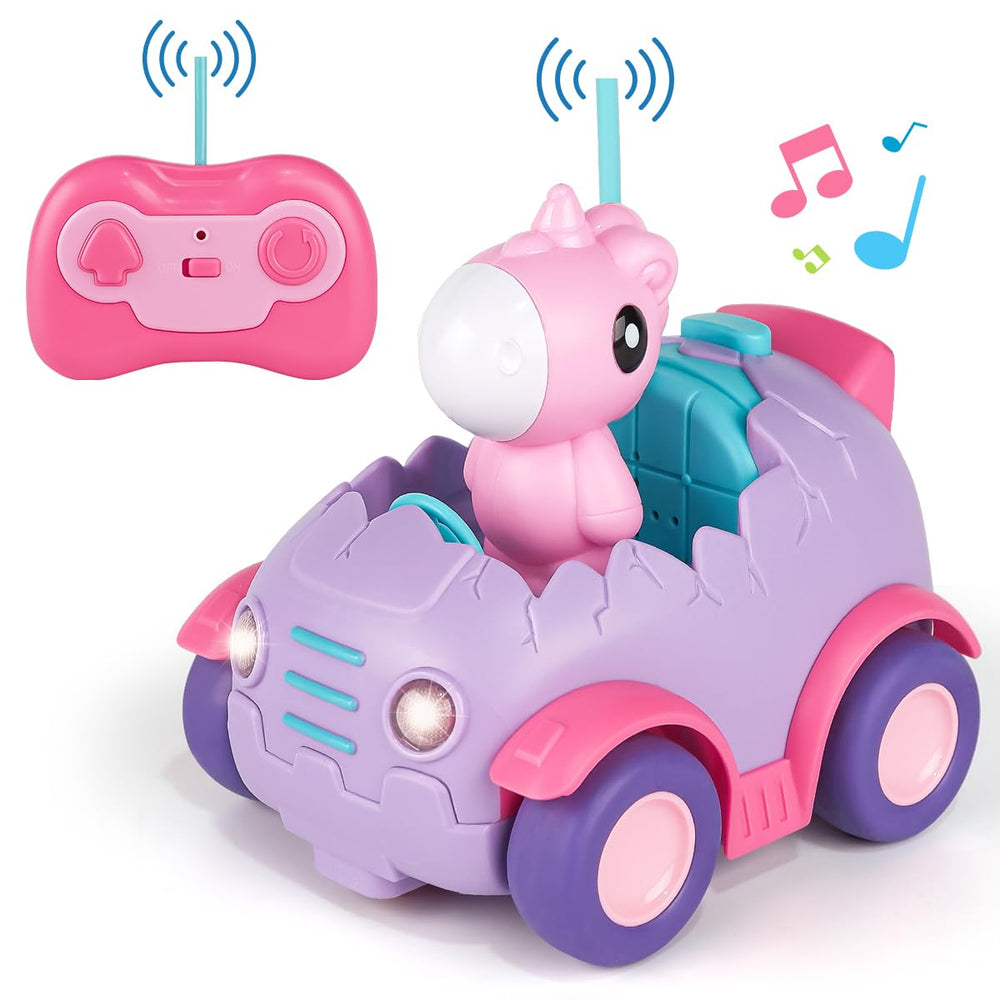 Nueplay remote control car egg shape enhances toddler engagement and imaginative play.