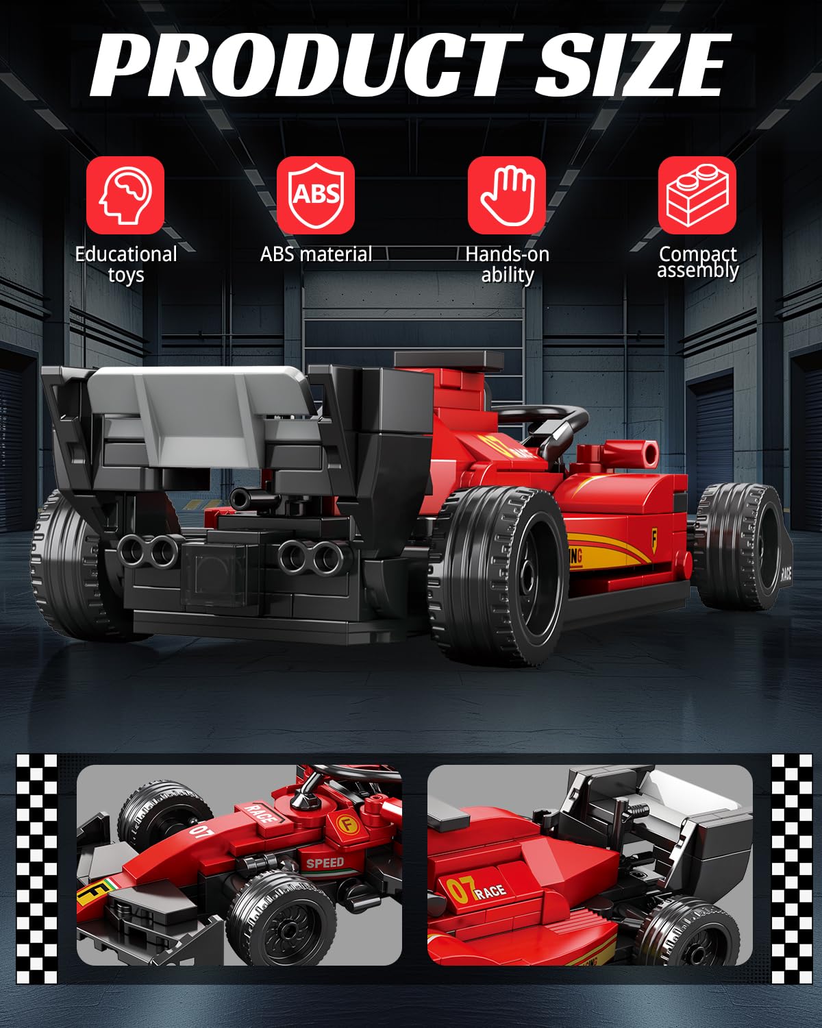 Nueris 1:18 F1 Technic engine concept showing intricate engineering.