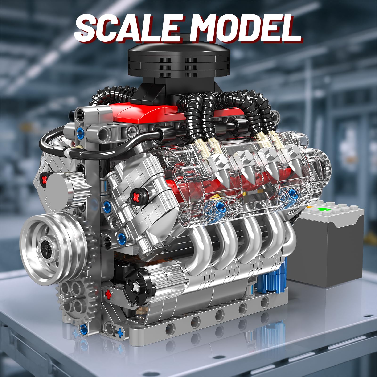 Nueris Durable materials engine kit promises lasting enjoyment through patient building sessions.