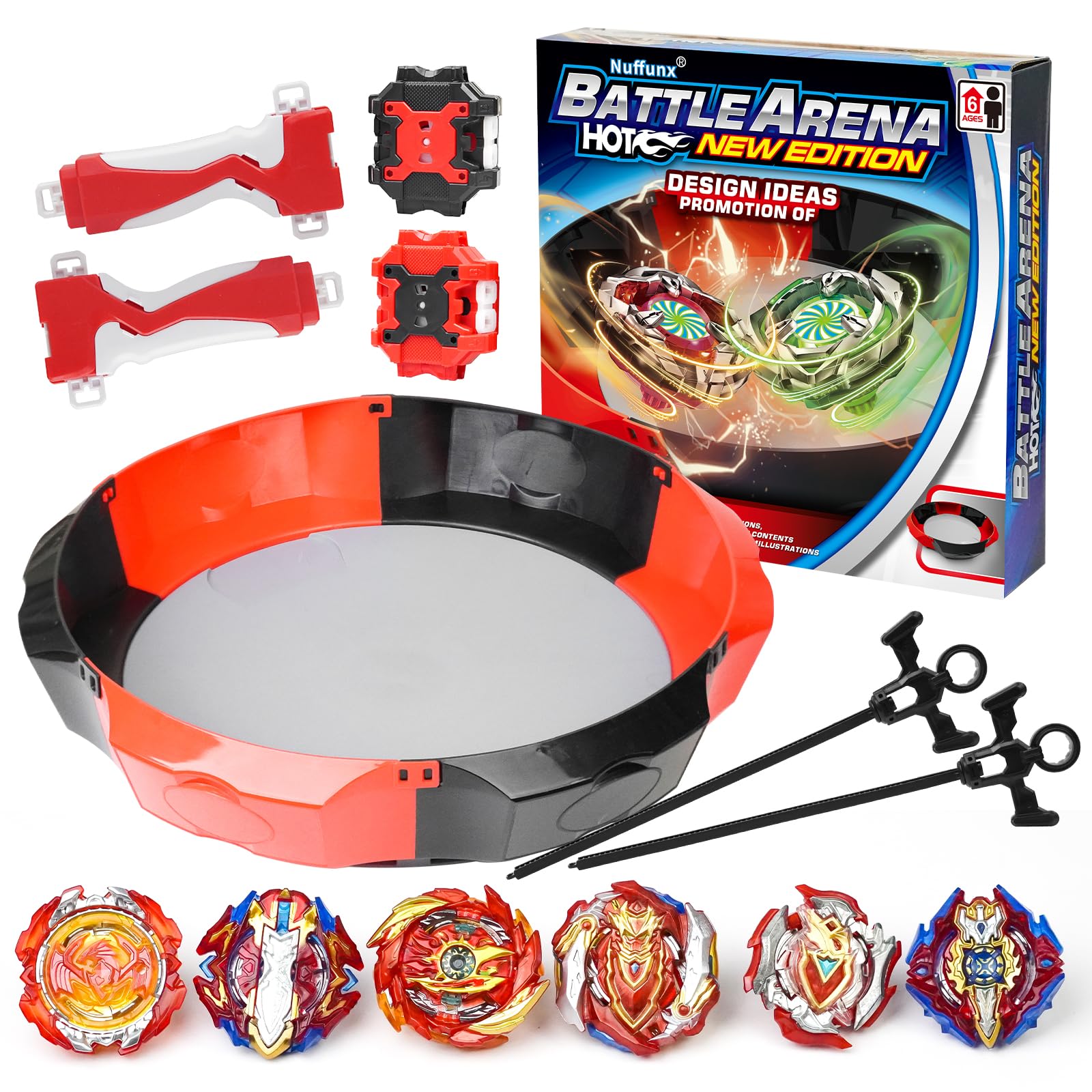 Nuffunx Bay Blade 17.8-inch stadium ready for epic gyro battles