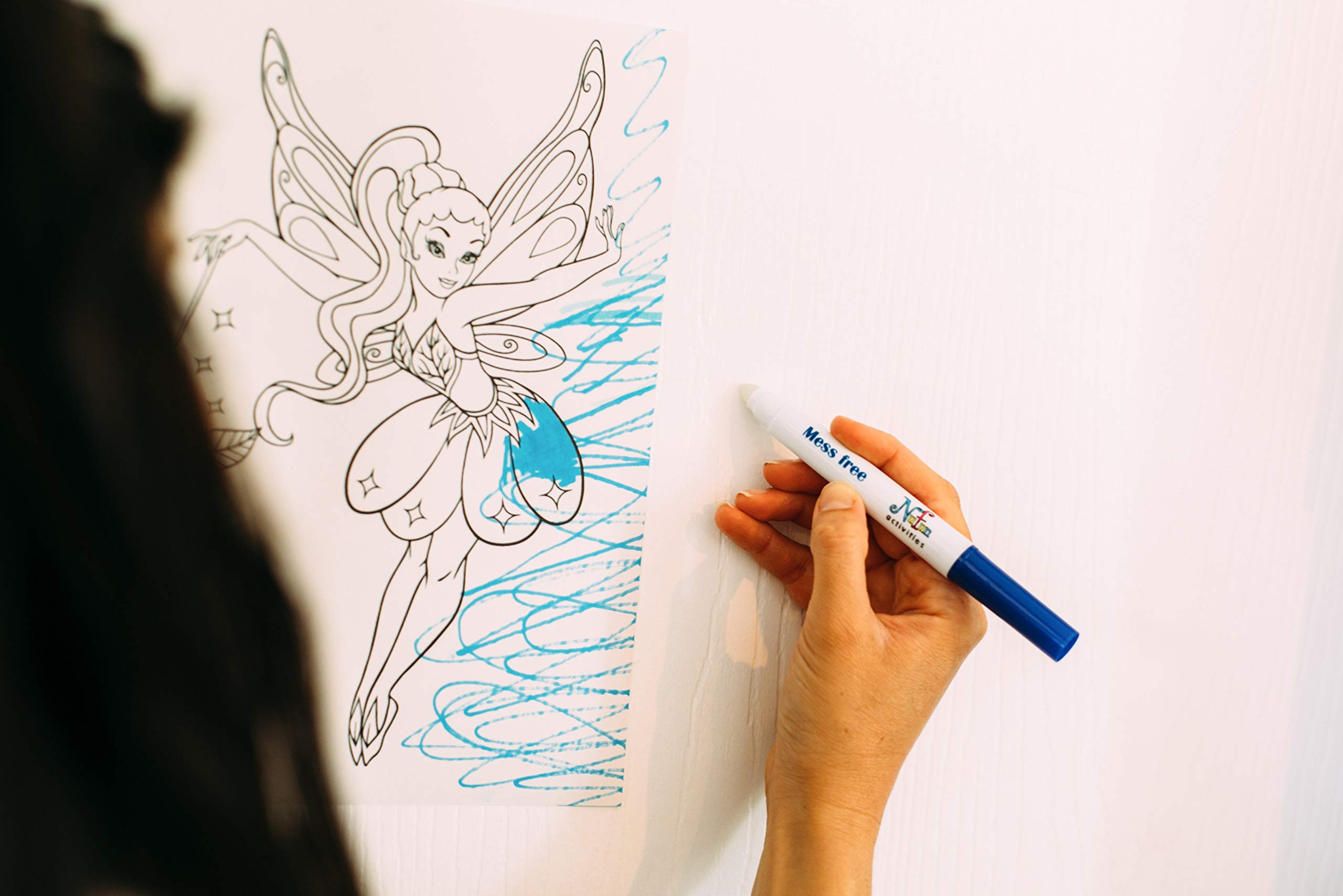 NuFun blank coloring pages ready for personalized kids' artwork.