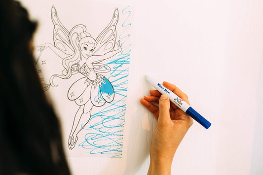 NuFun blank coloring pages ready for personalized kids' artwork.