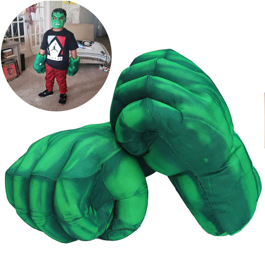 NuGeriAZ Superhero Hands close-up highlighting soft plush material ideal for pretend battles.