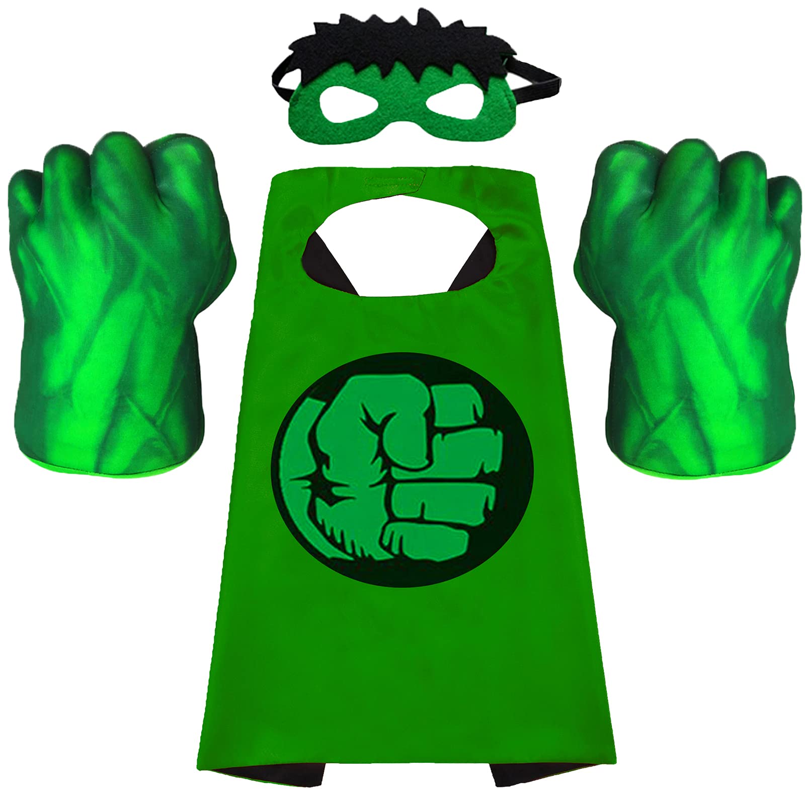 NuGeriAZ Superhero Hands gloves side view with plush padding for gentle play.