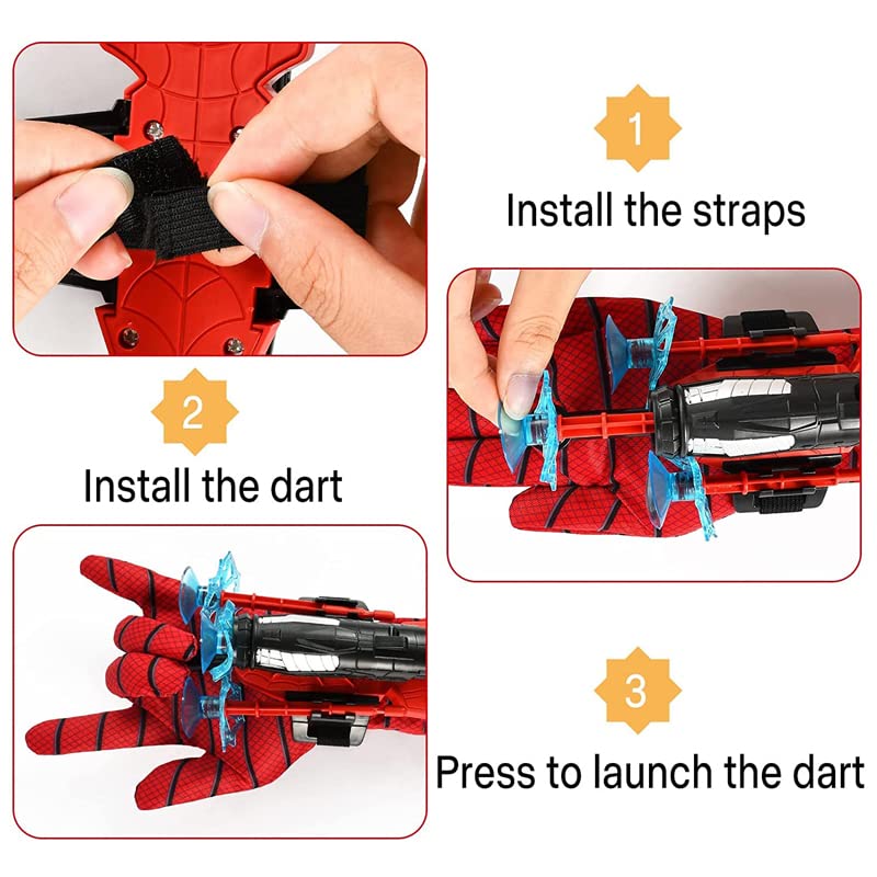 NuGeriAZ suction-dart shooter, safe soft projectiles for web-slinging fun