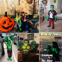 NuGeriAZ superhero gloves for festivals, birthdays, or Halloween cosplay.