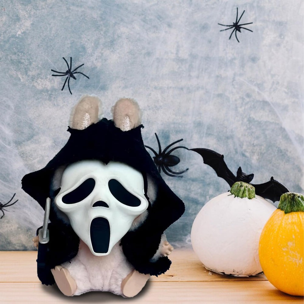NUJOLI 17cm doll display setup, desk or handbag-ready Halloween decor.