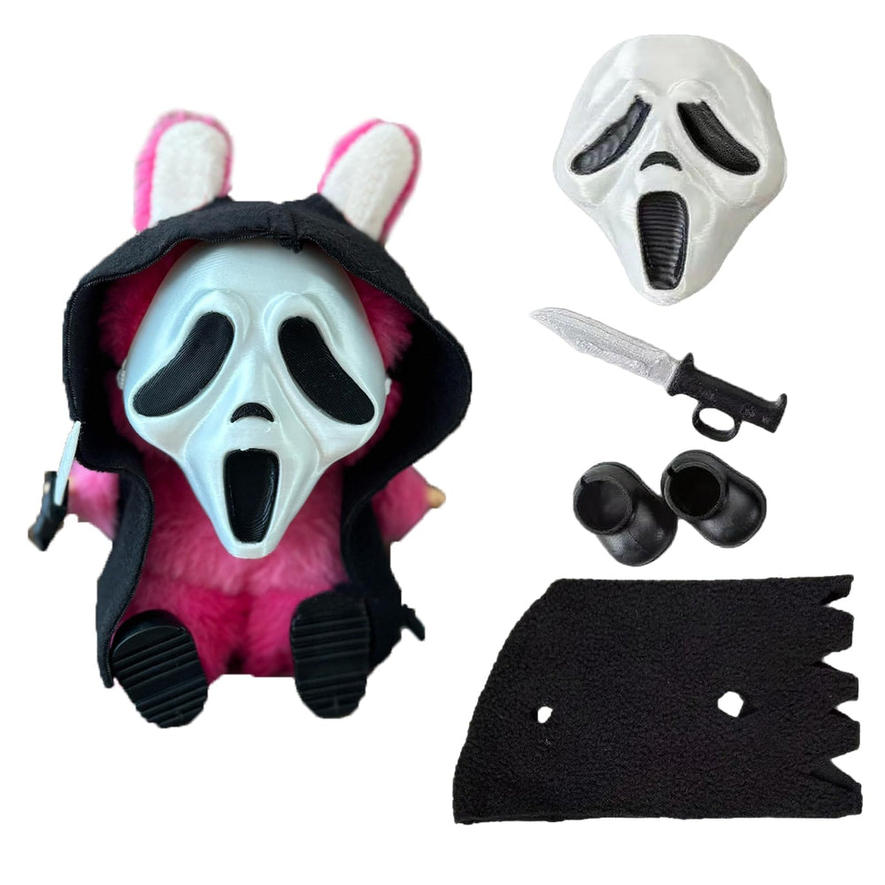 NUJOLI Halloween knife prop for 17cm dolls, safe plastic detail.